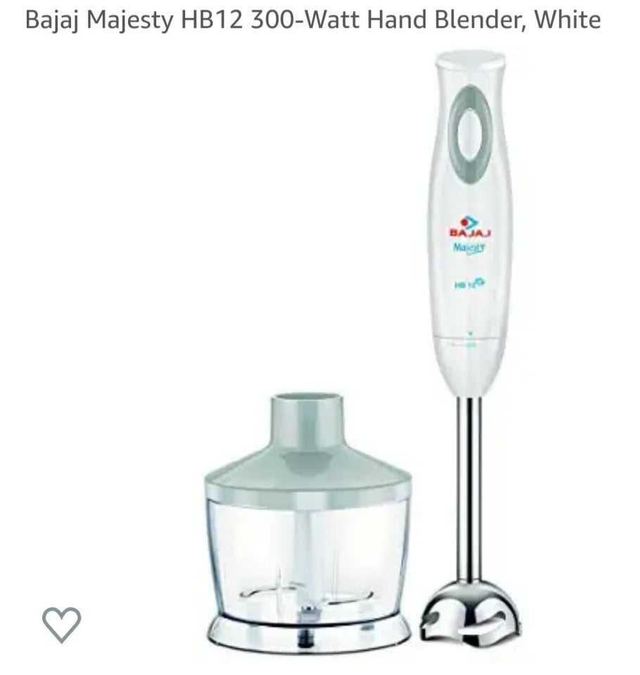 Bajaj Majesty HB12 Chopper cum Hand Blender 300w